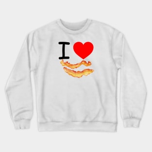 I Heart Bacon Crewneck Sweatshirt